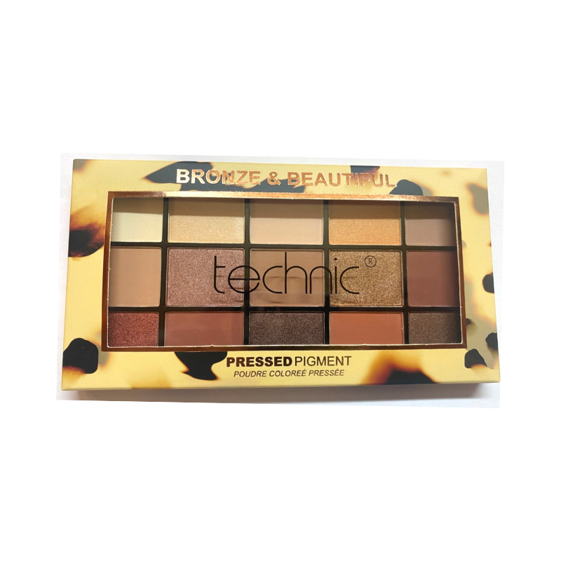 Technic Pressed Pigment Eyeshadow Bronze & Beautiful 15 Color