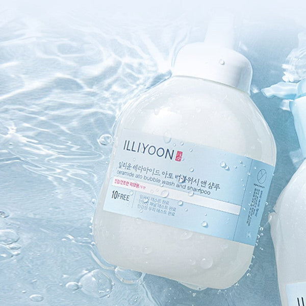 ILLIYOON 400ml Ceramide ato Bubble Wash & Shampoo