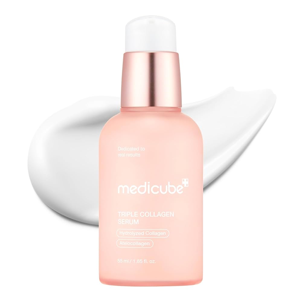Medicube Triple Collagen Serum 55ml | Nourish dull skin with Triple Collagen Complex | Hyaluronic Acid