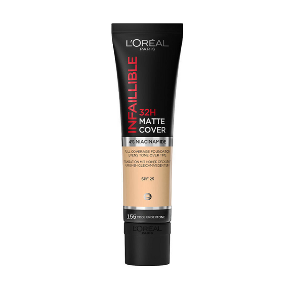 L'Oréal Paris Infallible 32H Matte Cover SPF 25, 155 COOL UNDERTONE