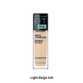 Maybelline New York FIT ME MATTE + PORELESS FOUNDATION, Light Beige 118