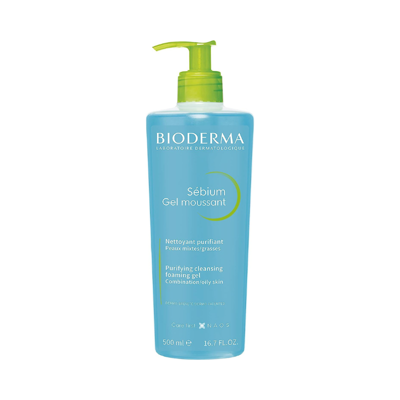 Bioderma Sebium Purifying Cleansing Foaming Gel 500ml.