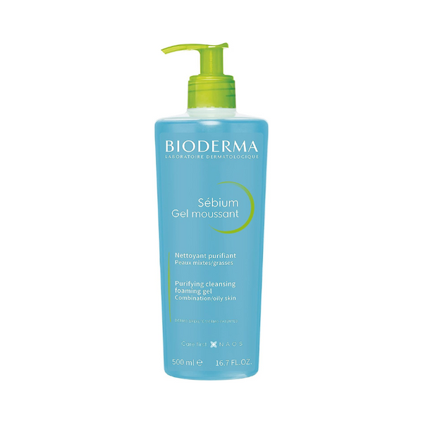 Bioderma Sebium Purifying Cleansing Foaming Gel 500ml.