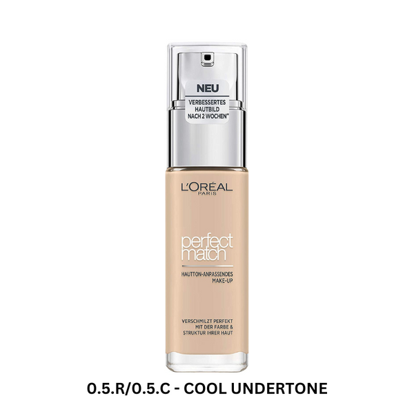 L'Oréal Paris True Match Foundation, 0.5.R/0.5.C - COOL UNDERTONE