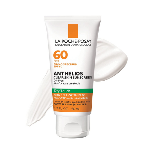 La Roche-Posay ANTHELIOS CLEAR SKIN OIL FREE SUNSCREEN SPF 60, 50 ml