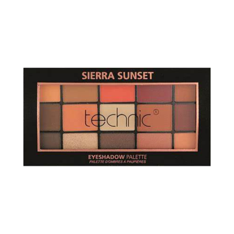 Technic Pressed Pigment Eyeshadow Sierra Sunset 15 Color