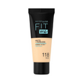 Maybelline Fit Me Matte & Poreless Fluid Foundation, 118 Nude