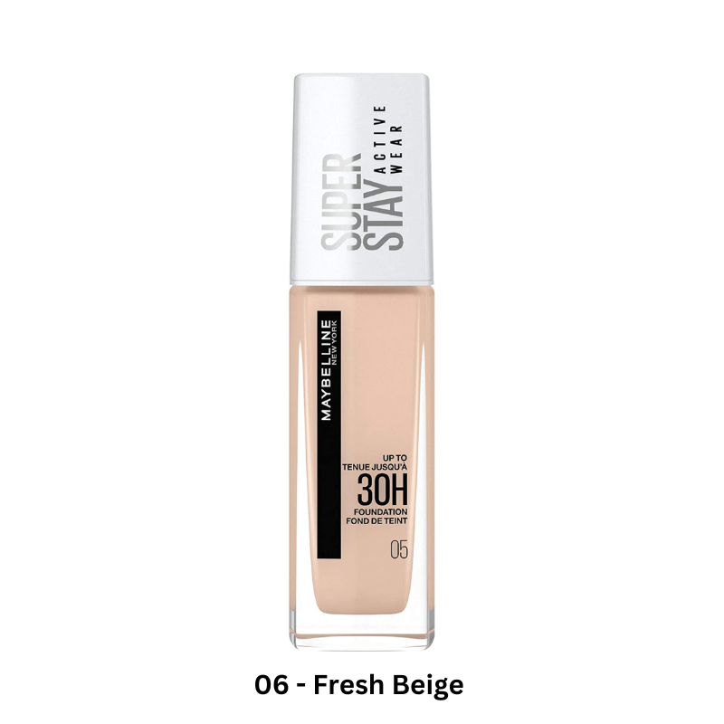 Maybelline New York Foundation, Superstay Active Wear 30 Hour, 06 - Fresh Beige