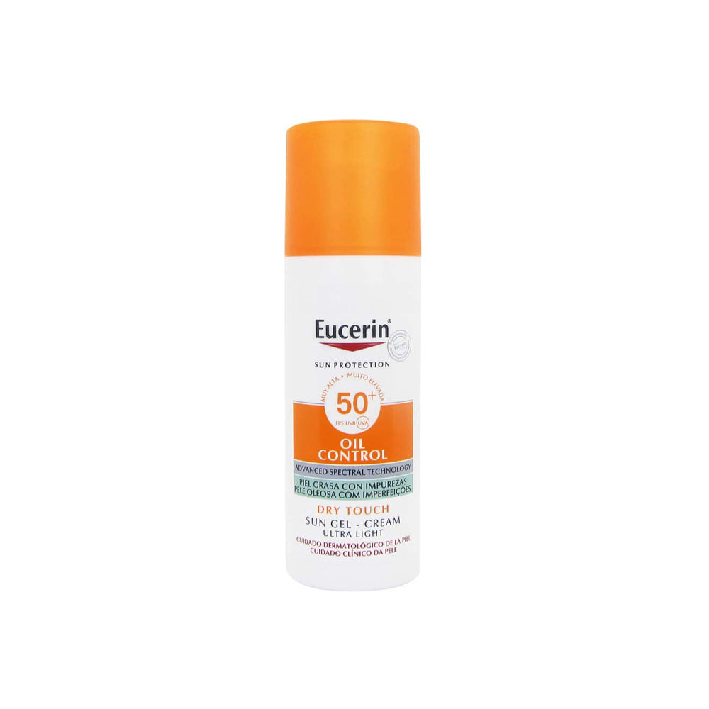 Eucerin Sunscreen Cream Gel SPF50+ for oily skin and acne 50ml