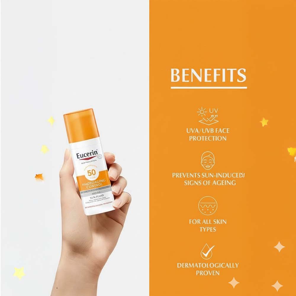 Eucerin Sun Anti-age Face Fluid Spf50 50ml