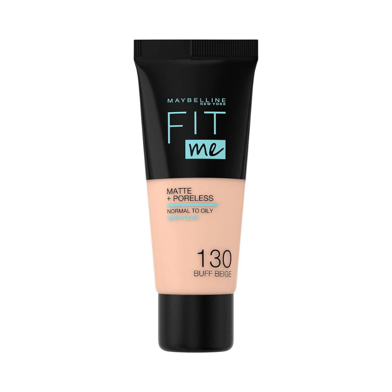 Maybelline Fit Me Matte & Poreless Fluid Foundation, 130 Buff Beige