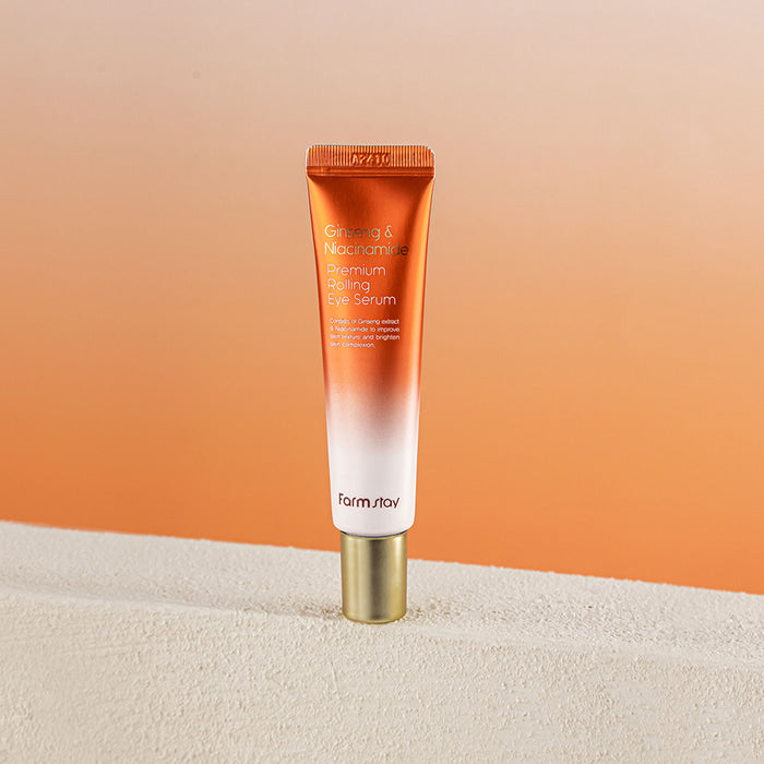 FARM STAY Ginseng & Niacinamide Premium Rolling Eye Serum 25ml