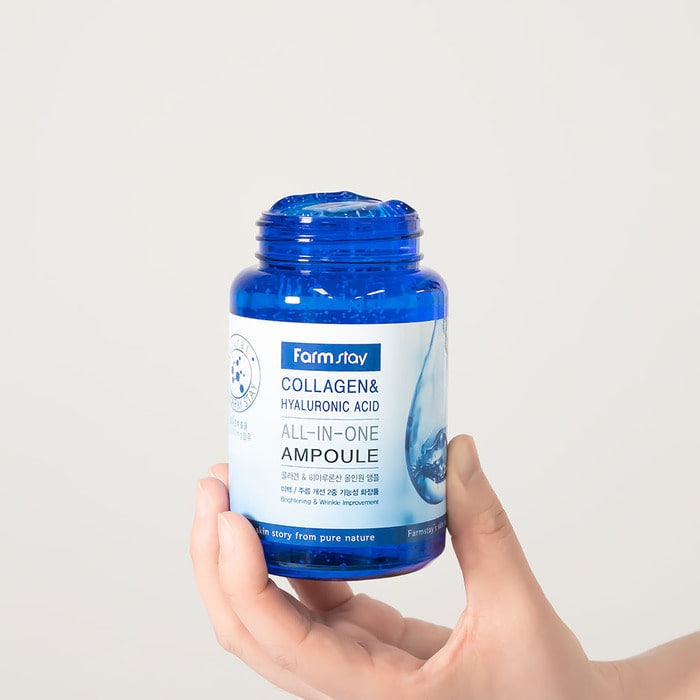 FARM STAY Collagen & Hyaluronic Acid All-In-One Ampoule 250ml