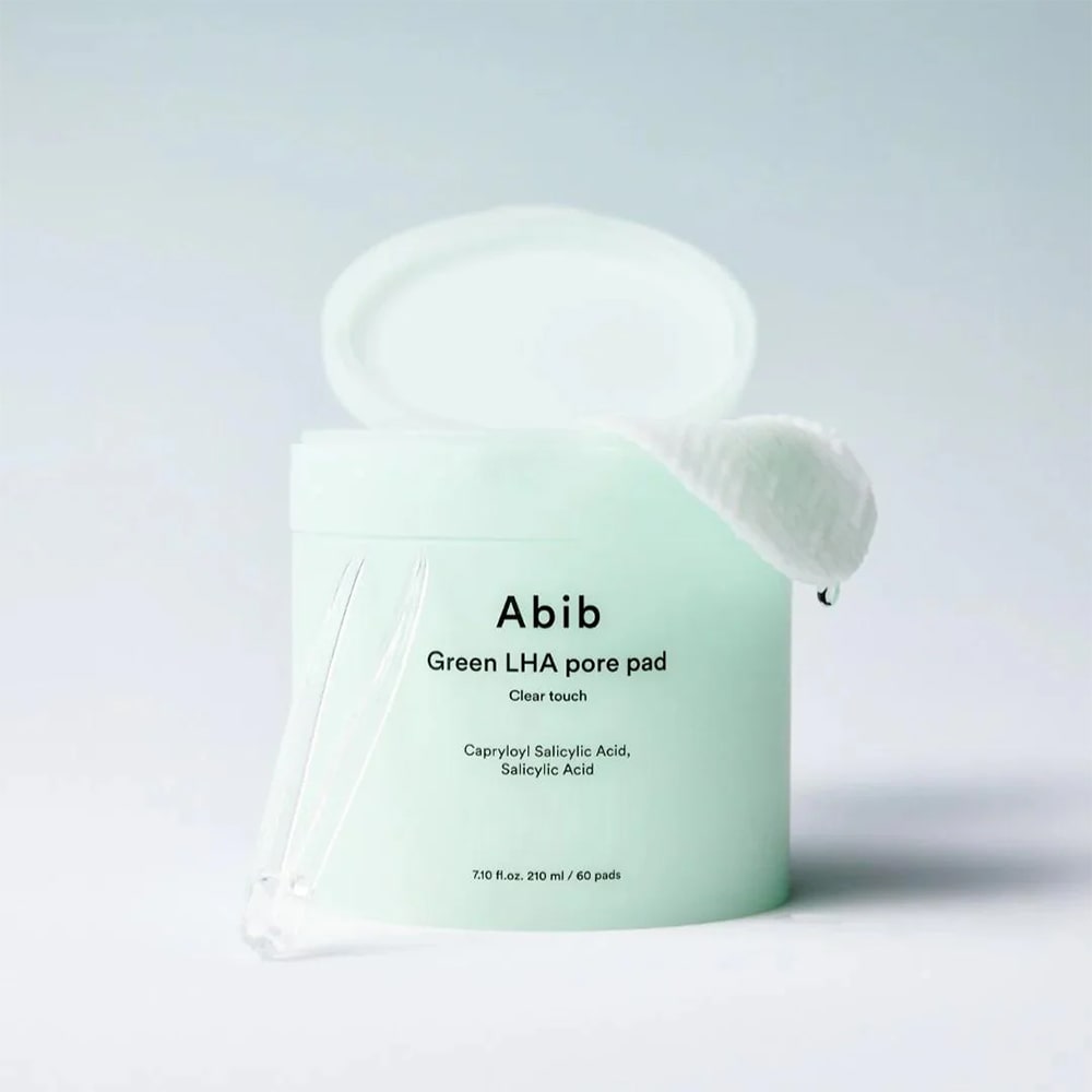 Abib Green LHA Pore Pad Clear Touch 60pcs Exfoliating Toner Pads