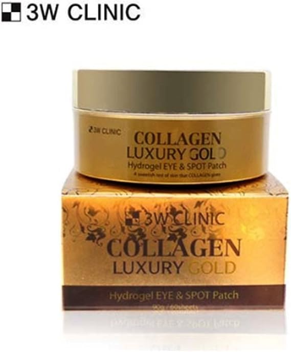 3W CLINIC COLLAGEN LUXURY GOLD 24K GOLD HYDROGEL EYE & SPOT PATCH