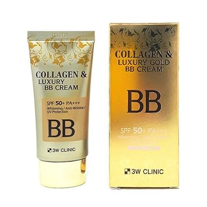 3W CLINIC COLLAGEN & LUXURY GOLD BB CREAM SPF50+ 50ML