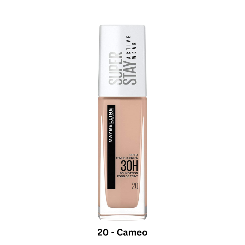 Maybelline New York Foundation, Superstay Active Wear 30 Hour, 20 - Cameo
