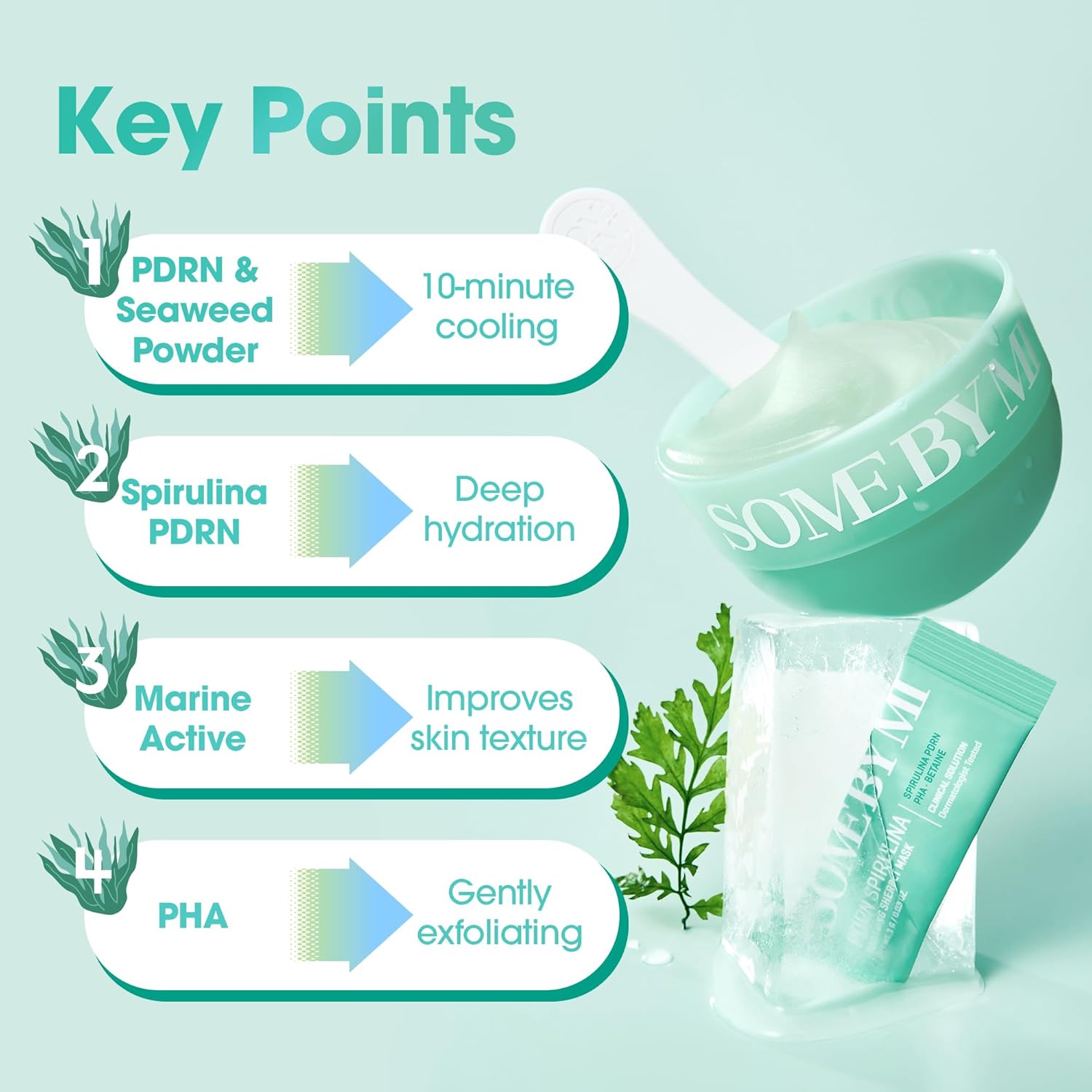 Some By Mi PDRN Spirulina Soothing Sherbet Mask