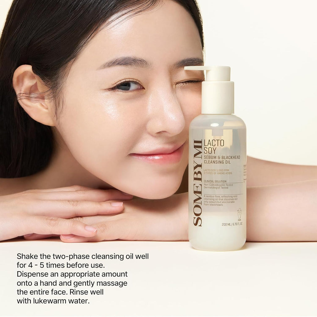 SOME BY MI LACTO SOY SEBUM & BLACKHEAD CLEANSEG OIL 200ML