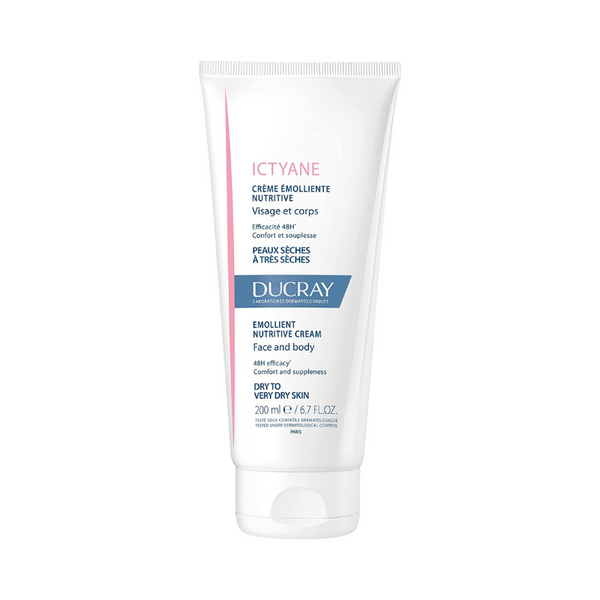 Ducray Ictyane Emollient Nutritive Cream Face and Body 200ml