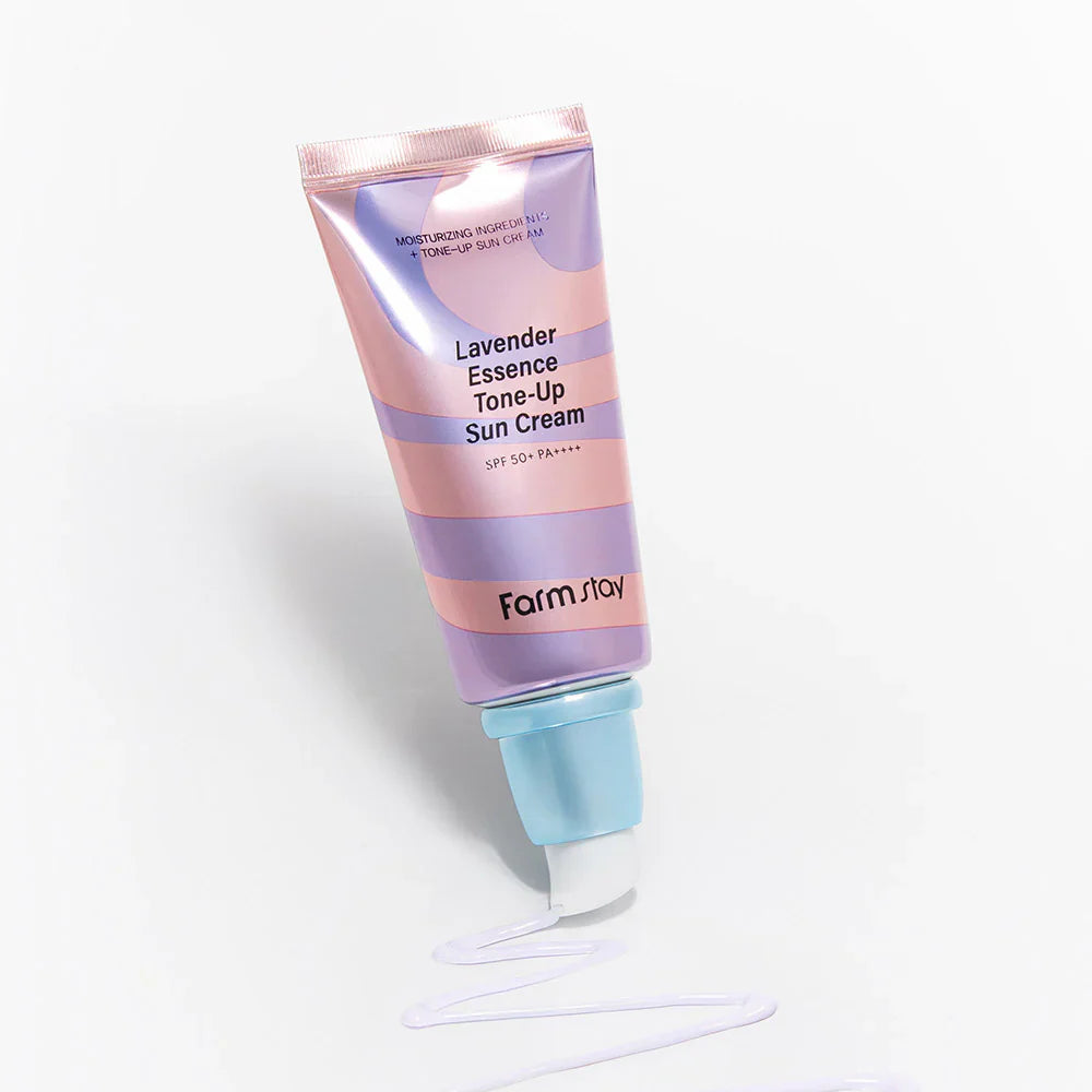 FARM STAY LAVENDER ESSENCE TONE-UP SUN CREAM 60G