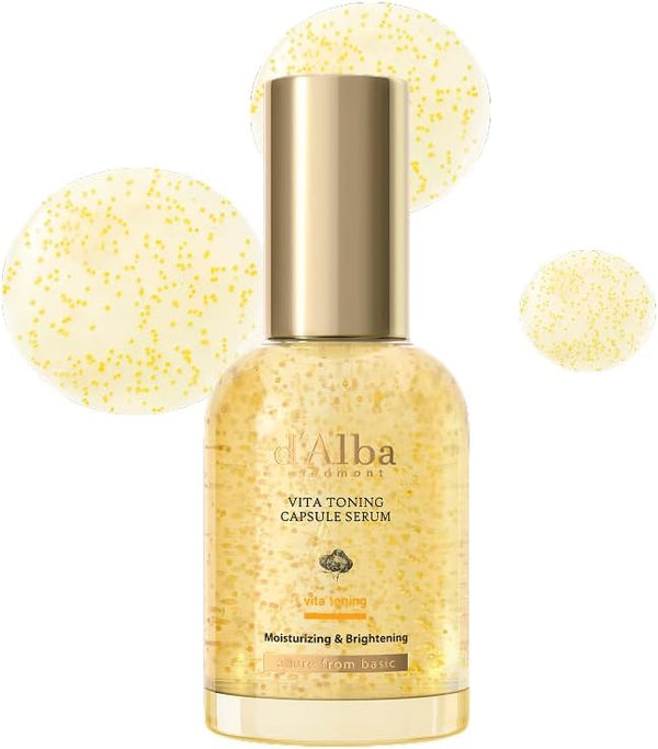 d'Alba White Truffle Oil Capsule Serum 50ml– Brightening & Anti-Aging Vitamin Serum