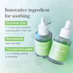 Medicube Exosome Cica Serum 30ml | Tea Tree Ampoule for Sensitive Skin with Centella Asiatica help reduce redness and breakouts. Low-irritating, Moisturizing & Soothing Serum | Korean Skincare