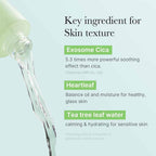 Medicube Exosome CICA Toner 210ml Heart Leaf / Tea Tree | Daily Soothing Toner with Exosome CICA | Sebum Care Korean Skin Care