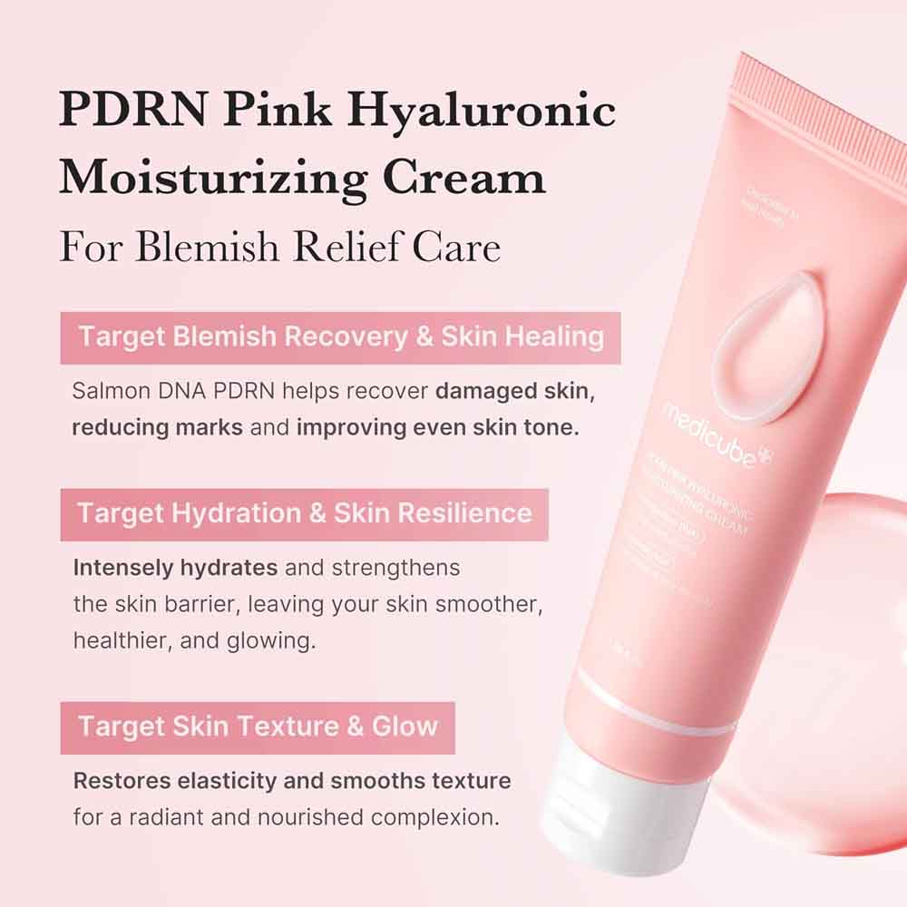 Medicube PDRN Pink Hyaluronic 50ml Moisturizing Cream