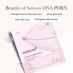 Medicube PDRN Pink Collagen Gel Mask 28g ( 1 Sheet x 4Pcs ) overnight face mask for glass glow skin- elasticity, hydrating, firming and moisturizing