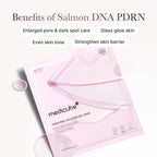 Medicube PDRN Pink Collagen Gel Mask 28g ( 1 Sheet x 4Pcs ) overnight face mask for glass glow skin- elasticity, hydrating, firming and moisturizing