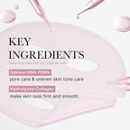 Medicube PDRN Pink Collagen Gel Mask 28g ( 1 Sheet x 4Pcs ) overnight face mask for glass glow skin- elasticity, hydrating, firming and moisturizing