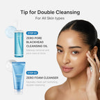 medicube Zero Pore Blackhead Cleansing Oil | Makeup Remover for all skin types, Daily Moisture Facial Cleanser, Low-Irritation | Korean Skin Care 205ml