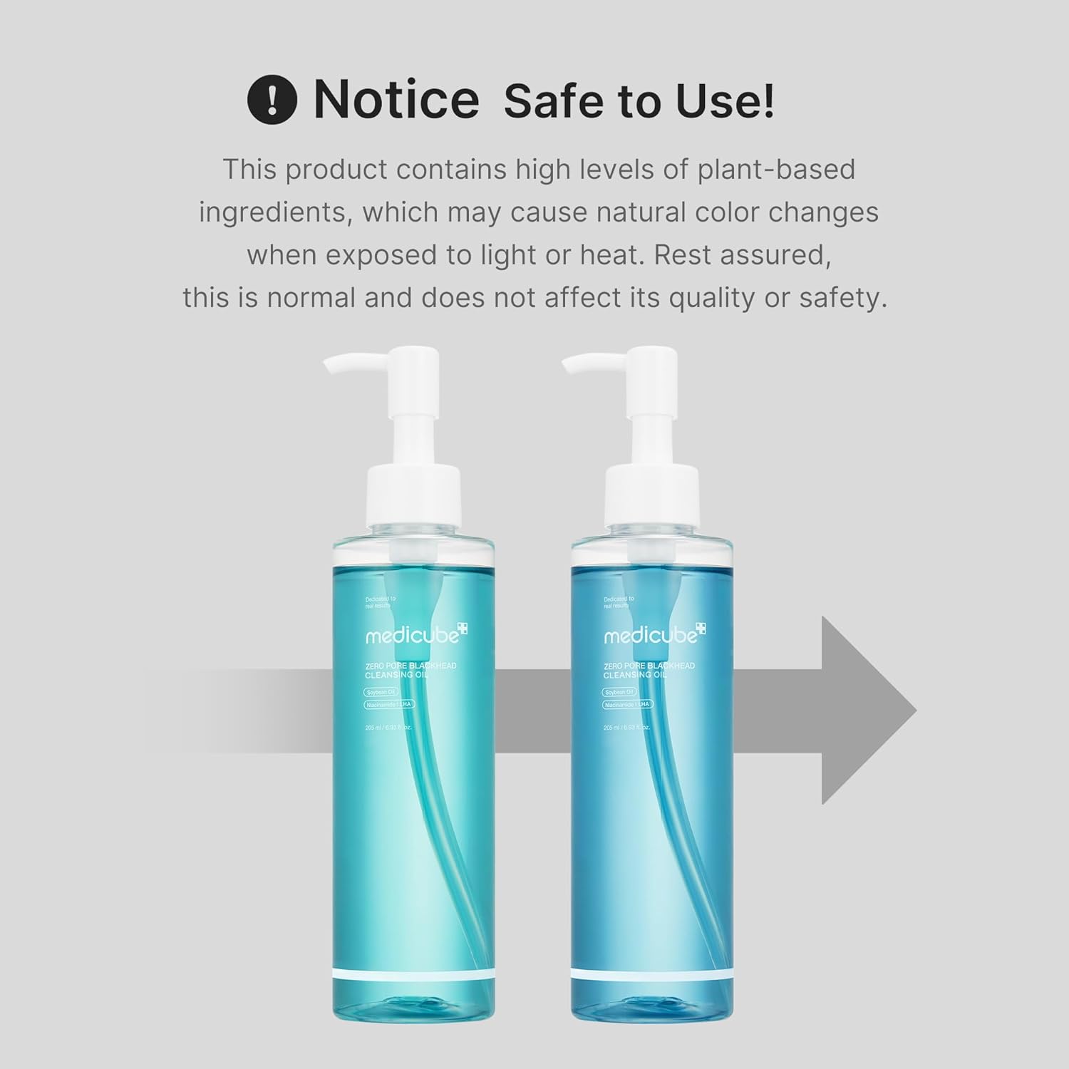 medicube Zero Pore Blackhead Cleansing Oil | Makeup Remover for all skin types, Daily Moisture Facial Cleanser, Low-Irritation | Korean Skin Care 205ml