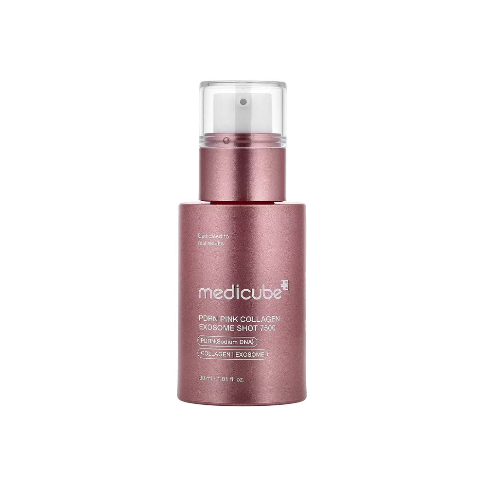 Medicube PDRN Pink Collagen Exosome Shot Serum 7,500 30ml  | Liquid Skin Booster | Uneven Skin Tone, Pore Care, Skin Texture | Korean Skin Care