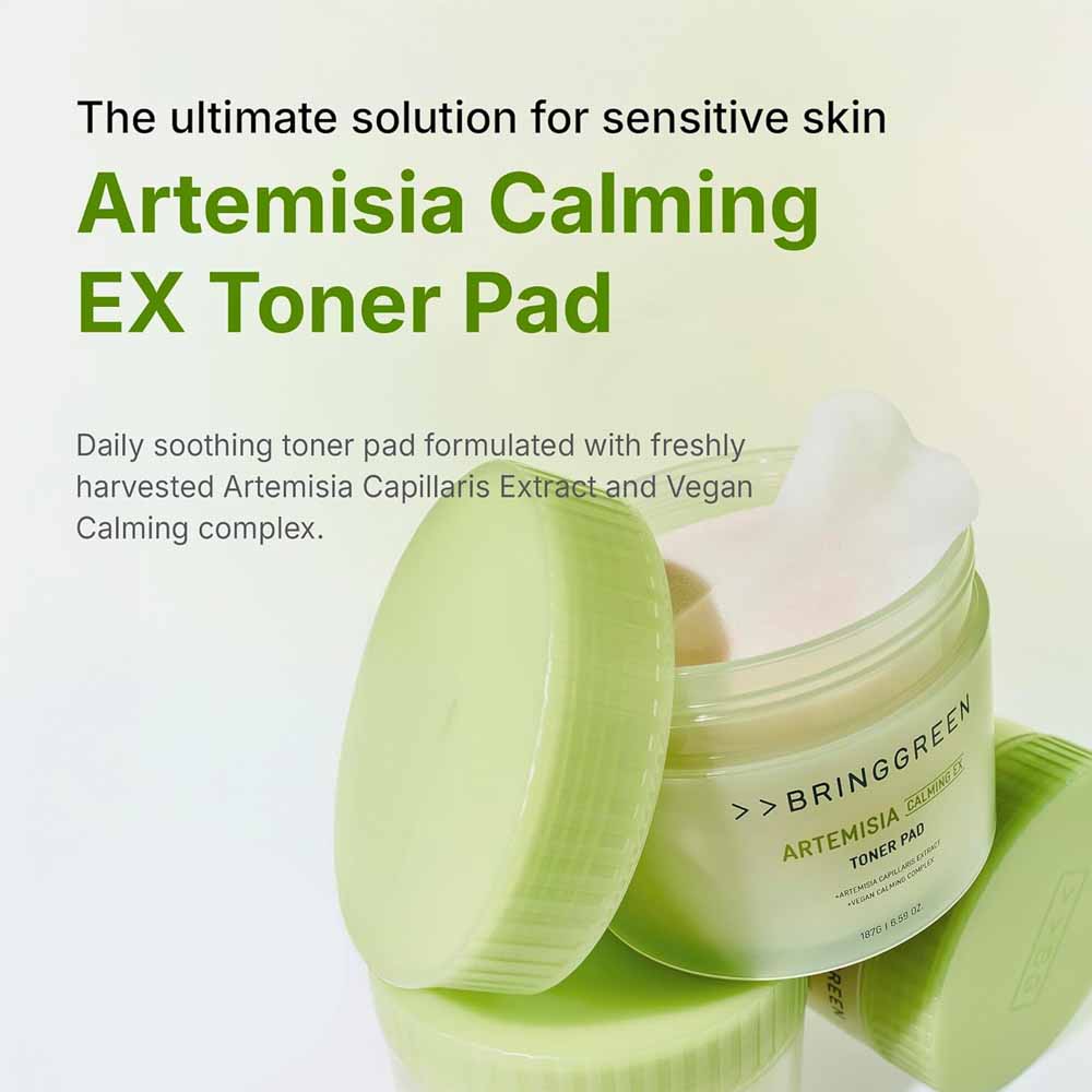 BRING GREEN Artemisia Calming EX Toner Pad 75pads