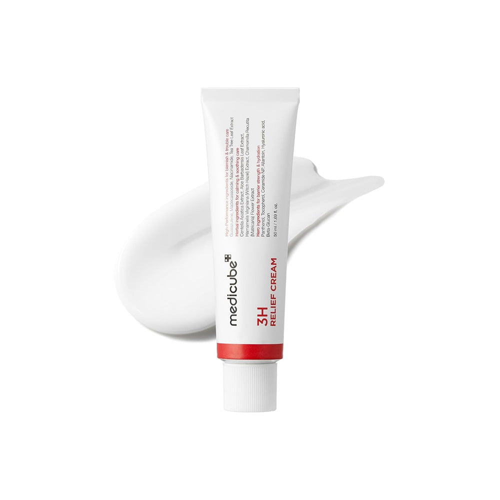 Medicube 3H Daily Relief Cream | Hydrating & Soothing Moisturizer with Ceramides & Centella 50ml