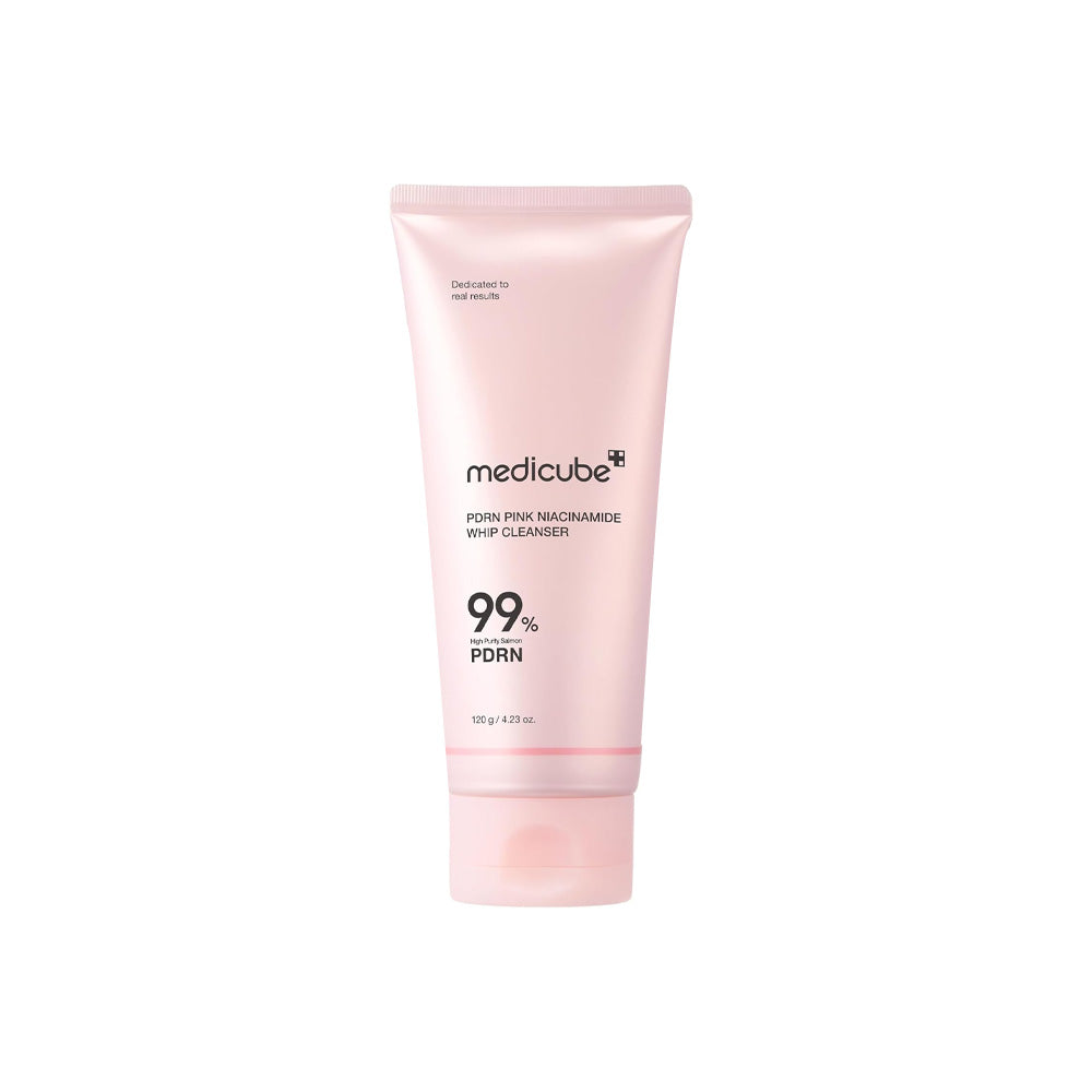 Medicube PDRN Whip Cleanser 120 g | Korean Whipped Foam Facial Cleanser | Gentle Pore‑Care & Skin‑Balancing Daily Cleansing Care