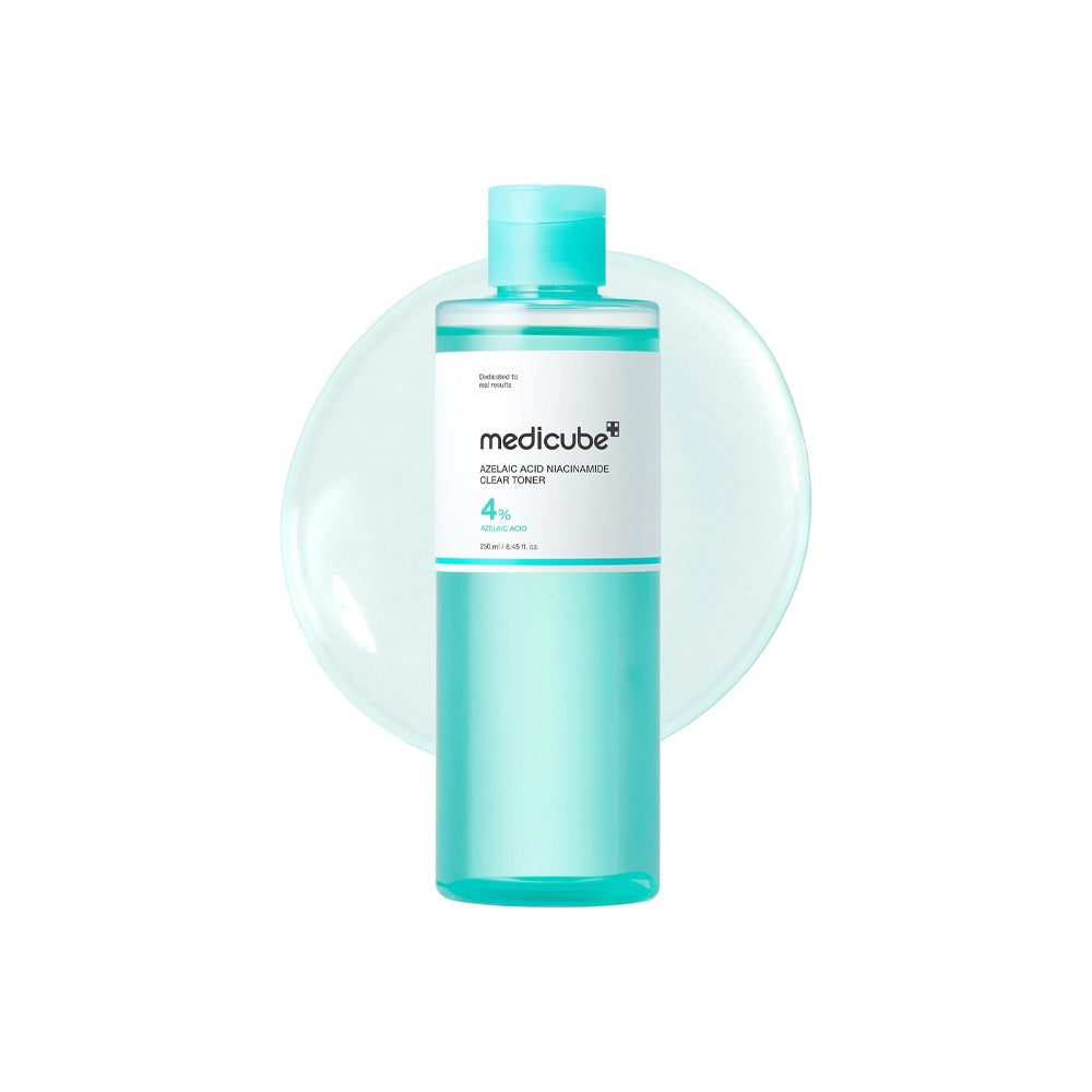 Medicube Azelaic Acid Niacinamide Clarifying Toner 250ml | Troubled Skin Care, Great for Purifying and Soothing | 4% Azelaic Acid & 2% Niacinamide | Soothing Daily Toner
