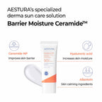 AESTURA Derma UV 365 Red Calming Tone-Up Sunscreen SPF50+ PA++++ 40ml