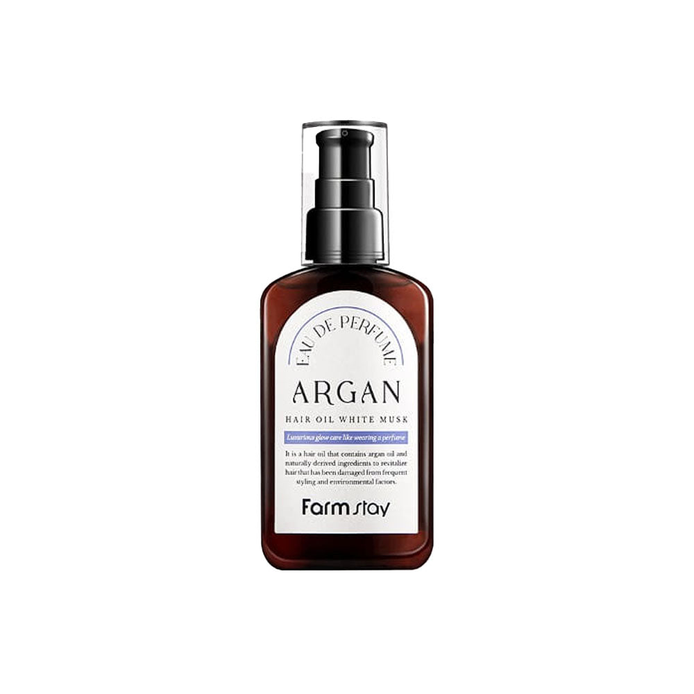 Farm Stay Eau De Perfume Argan Hair Oil White Musk 100ml