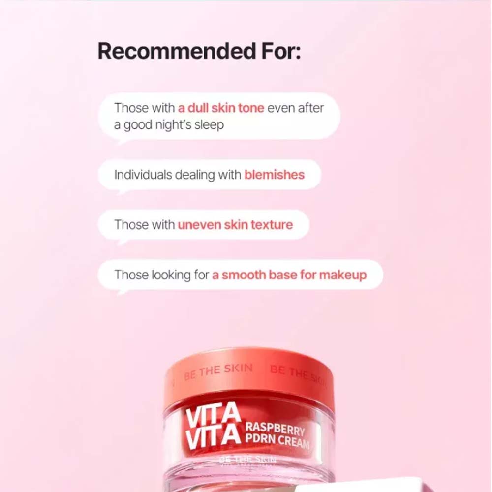 Be The Skin Vitavita Raspberry PDRN Cream 50G