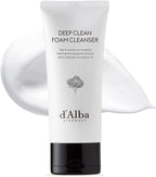 d'Alba White Truffle Deep Foam Cleanser 80ml | Vegan Korean Cleanser with Italian White Truffle for Sensitive Skin