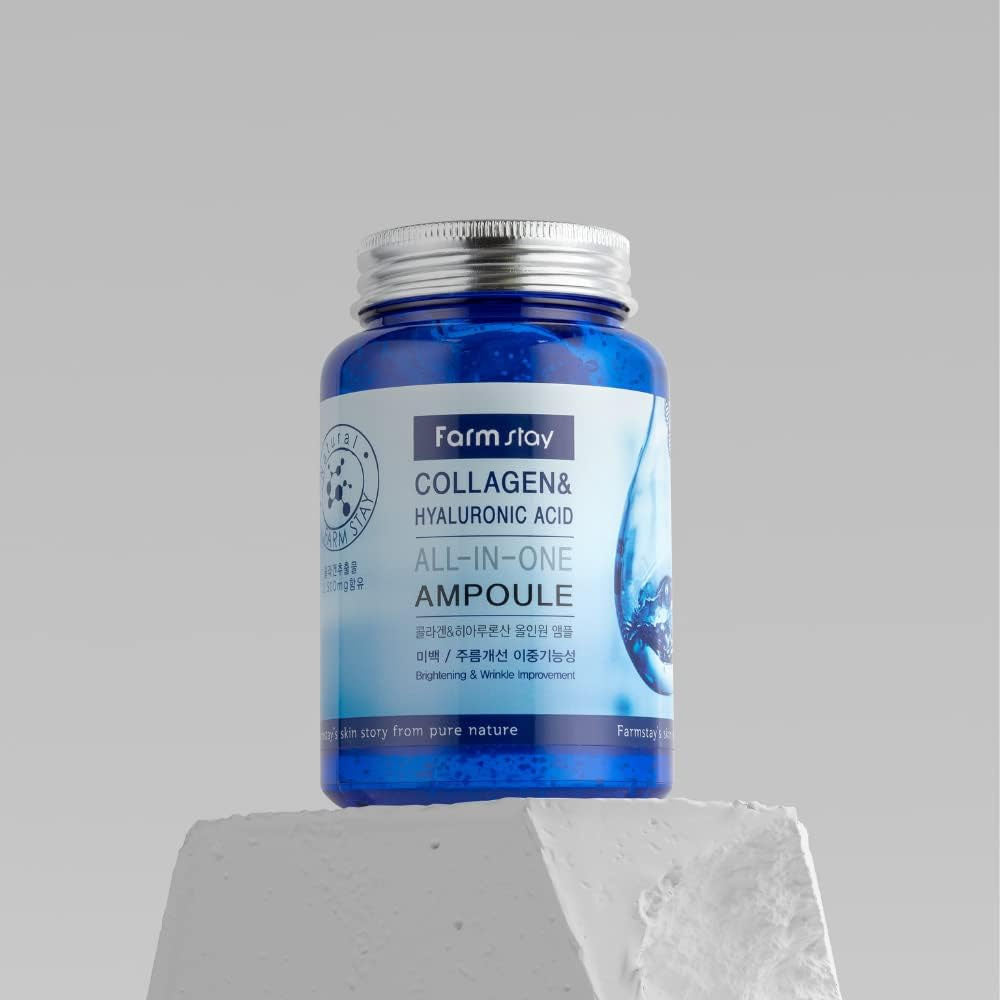 Farm Stay Collagen & Hyaluronic Acid All-in-One Ampoule Cream 250ML