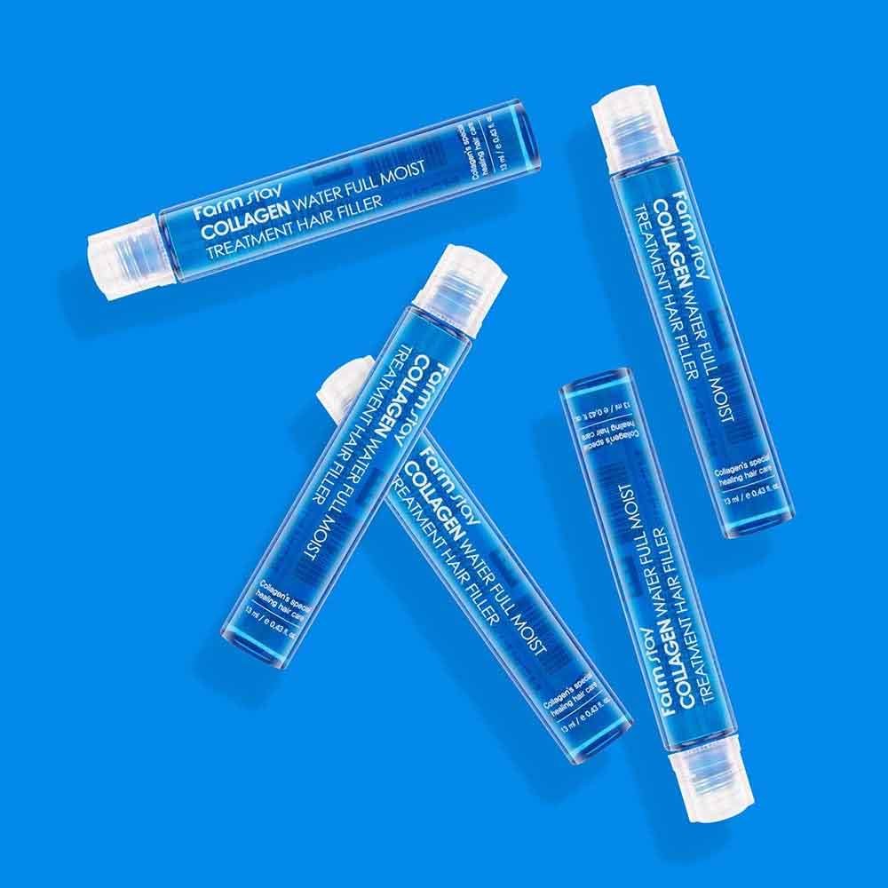 FARMSTAY Collagen Water Full Moist Treatment Hair Filler 13ML X 10PCS