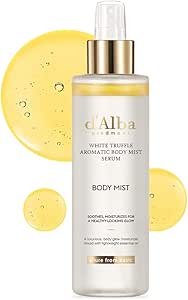d'Alba White Truffle Aromatic Body Mist Serum – Hydrating Glow Body Spray (180ml) Dry and damaged skin