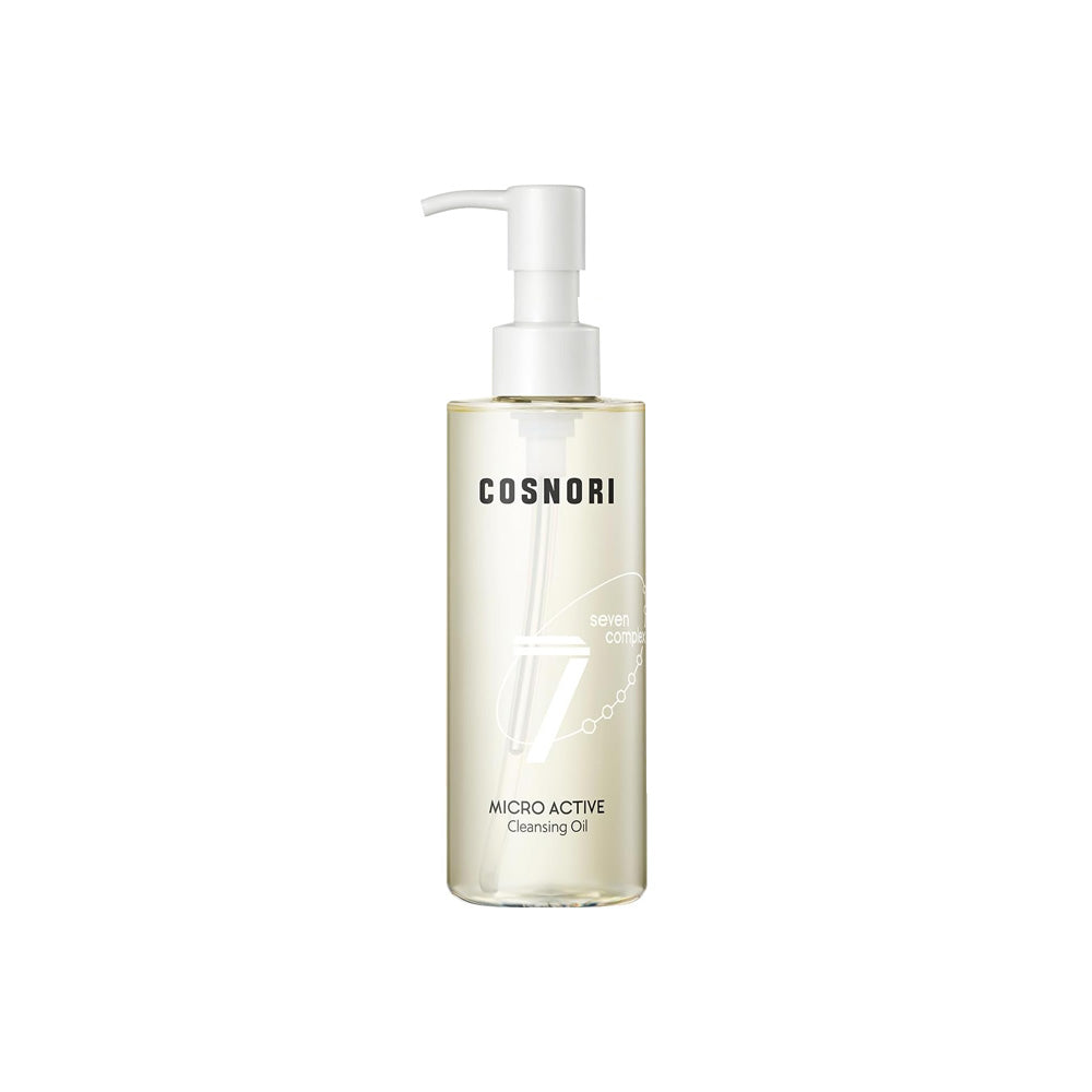 COSNORI Micro Active Cleansing Oil 200ml | Korean Vegan Facial Cleansing Oil, Fresh and Light Finish – Gentle Makeup Remover for Face, Hypoallergic, Fermented 7-Oil Complexes, 6.7 fl.oz.