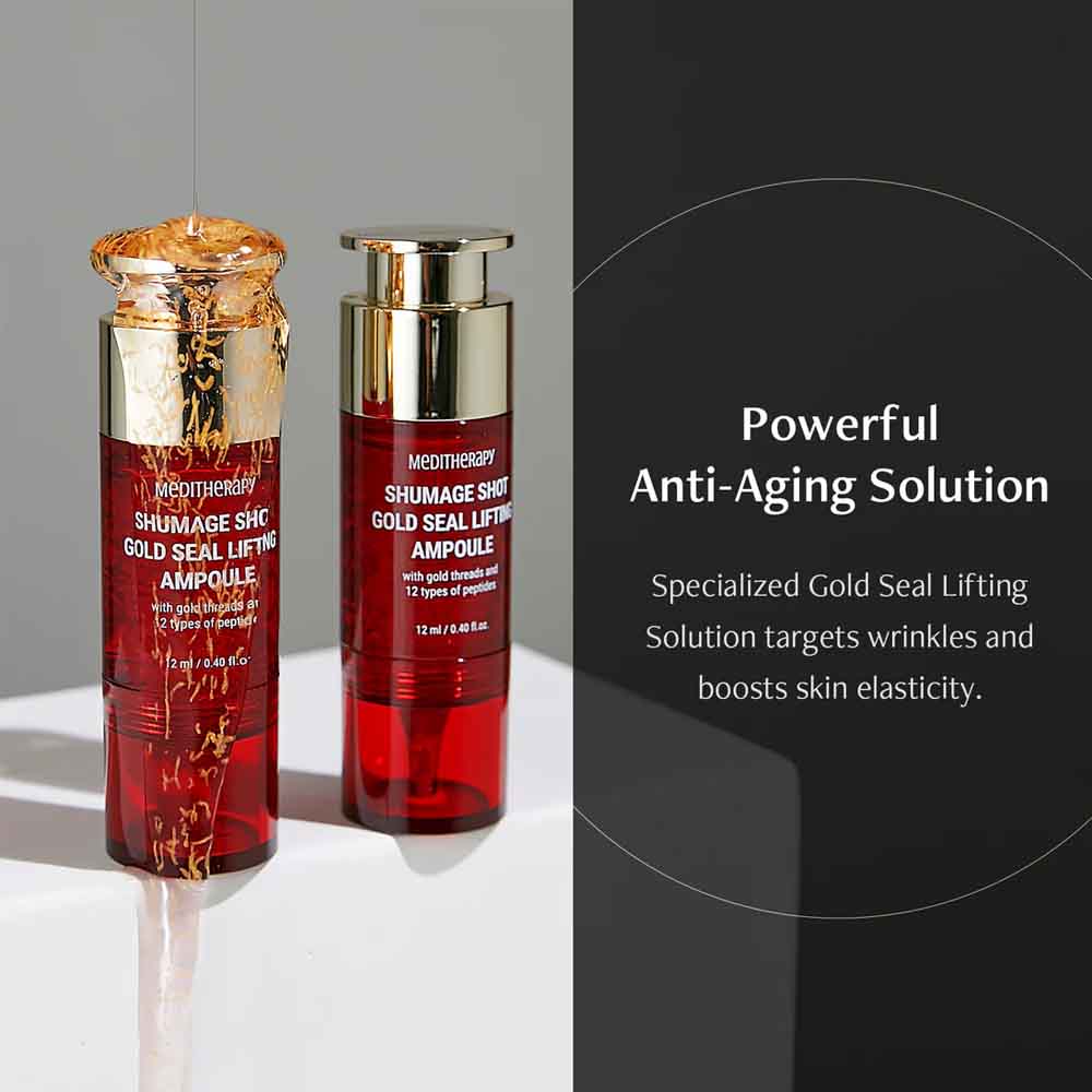 MEDITHERAPY Shumage Shot Gold Seal Lifting Ampoule - 12ml