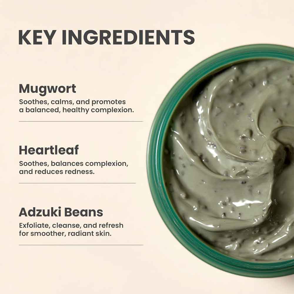 AXIS-Y Mugwort Pore Clarifying Wash Off Pack 50ml