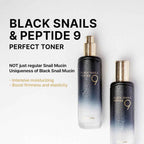 Farmstay Black Snail & Peptide 9 Perfect Toner 120ml